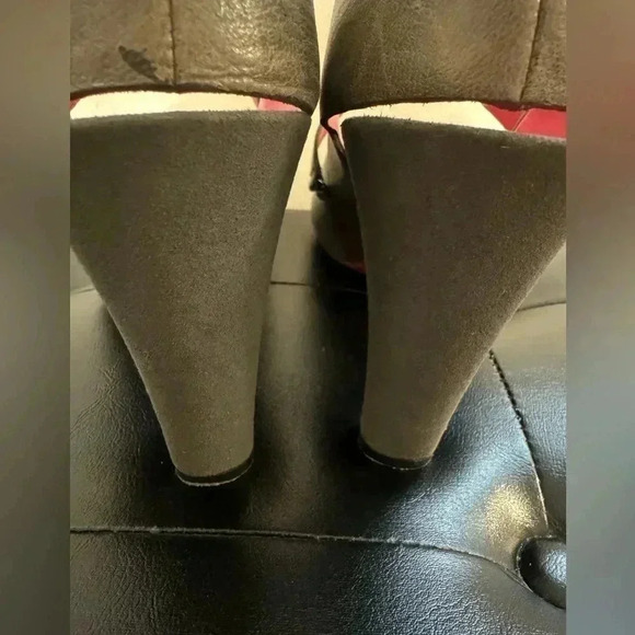 Tsubo Leather and Suede Acrea' Slingback Mary Jane Pumps/Heels Sz 9. 🔥 - Picture 11 of 13